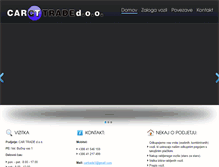 Tablet Screenshot of cartrade.si
