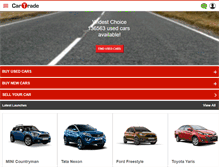 Tablet Screenshot of cartrade.com